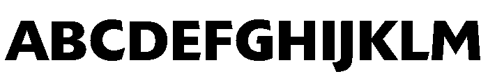 Extension Bold Font UPPERCASE