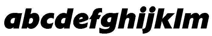 Extension Extra Bold Italic FONT