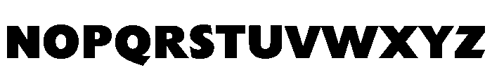 Extension Extra Bold Font UPPERCASE
