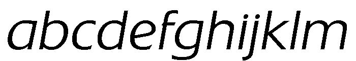 Extension Light Italic FONT
