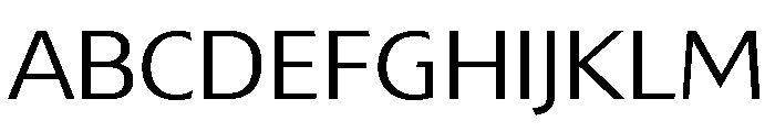 Extension Light Font UPPERCASE