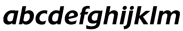 Extension Medium Italic FONT