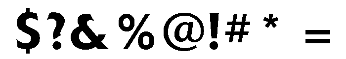 Extension Medium Font OTHER CHARS