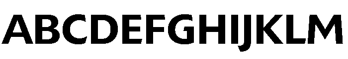 Extension Medium Font UPPERCASE