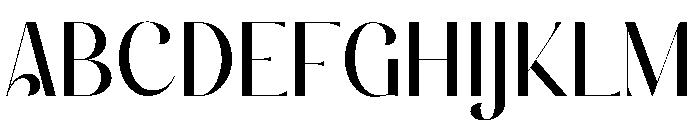 Eysian Font UPPERCASE