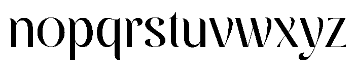 Eysian Font LOWERCASE