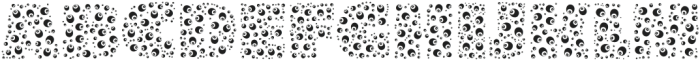 Eye Balls Decorative otf (400) Font UPPERCASE