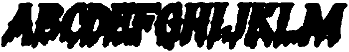 Eyeball Soup Outer Limits Oblique otf (400) Font UPPERCASE