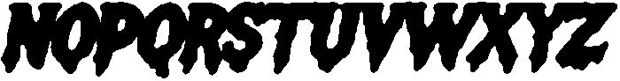 Eyeball Soup Outer Limits Oblique otf (400) Font LOWERCASE