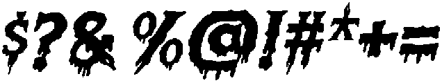 Eyeball Soup Regular Oblique otf (400) Font OTHER CHARS