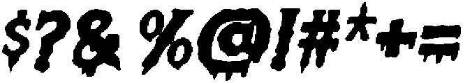 Eyeball Soup Smooth Oblique otf (400) Font OTHER CHARS