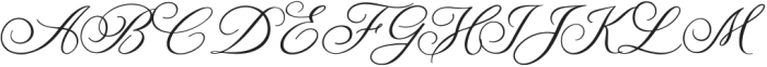 Eyelash-Regular otf (400) Font UPPERCASE