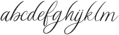 Eyelash-Regular otf (400) Font LOWERCASE
