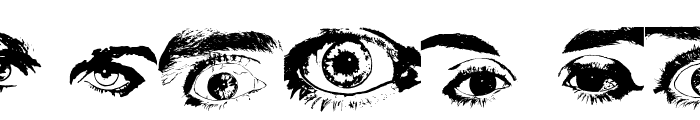 Eye Spy Font LOWERCASE