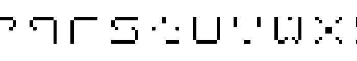 Eyeclipse Regular Font LOWERCASE