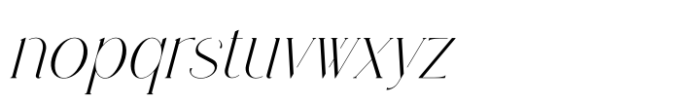 Eyesome Italic Font LOWERCASE
