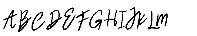 Eyewaer Signature Font UPPERCASE