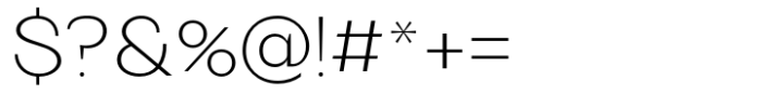Eymen Pro Extra Light Font OTHER CHARS