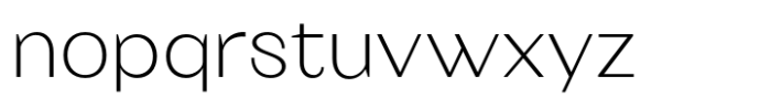 Eymen Pro Extra Light Font LOWERCASE