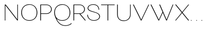 Eymen Pro Thin Font UPPERCASE