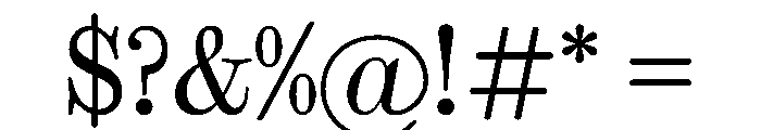 Eyja Regular Font OTHER CHARS