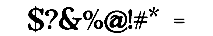 Ezekiel Font OTHER CHARS