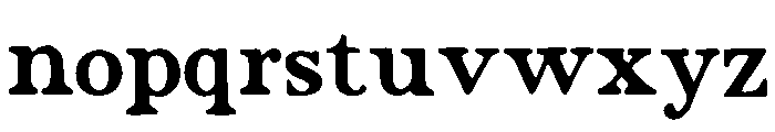 Ezekiel Font LOWERCASE