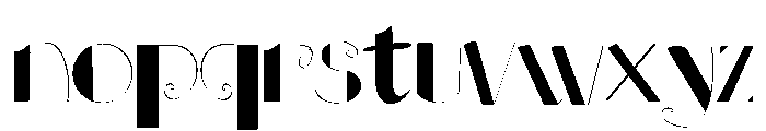 Ezra Font LOWERCASE