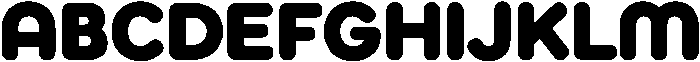 EZ Doughie Regular otf (400) Font UPPERCASE