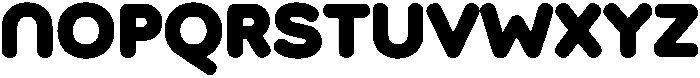 EZ Doughie Regular otf (400) Font UPPERCASE