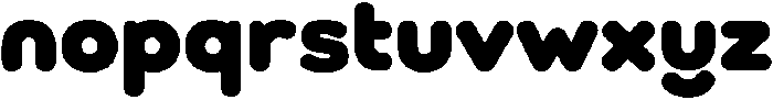 EZ Doughie Regular otf (400) Font LOWERCASE