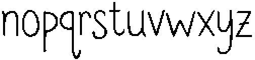 EZ Emberlyn Regular otf (400) Font LOWERCASE