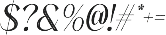 Ezanity Stamp Italic otf (400) Font OTHER CHARS