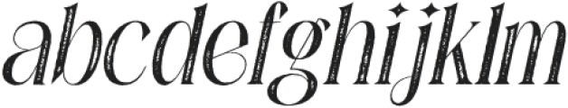 Ezanity Stamp Italic otf (400) Font LOWERCASE