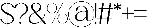 Ezirack otf (400) Font OTHER CHARS