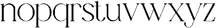 Ezirack otf (400) Font LOWERCASE