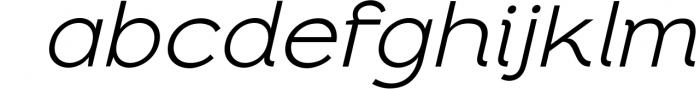 Ezra - Modern Sans 7 Font LOWERCASE
