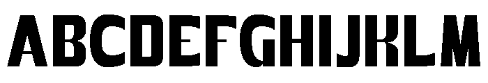 Ez-Bekario Sans Modern Display Font UPPERCASE
