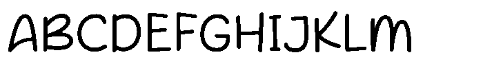 EZ Biscuit Font UPPERCASE