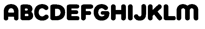 EZ Doughie Font UPPERCASE