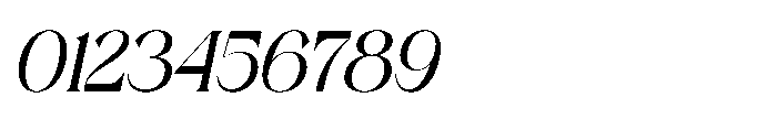 Ezanity Italic Font OTHER CHARS