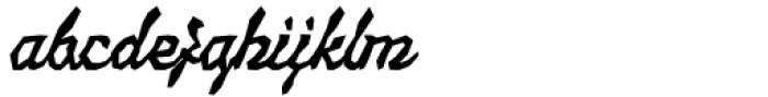 Ezekiel Script Font LOWERCASE