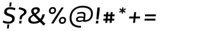 Ezzo Medium Italic Font OTHER CHARS