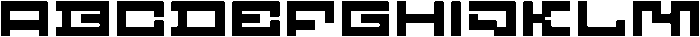F Pixel Moc Regular otf (400) Font UPPERCASE