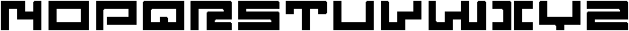 F Pixel Moc Regular otf (400) Font UPPERCASE