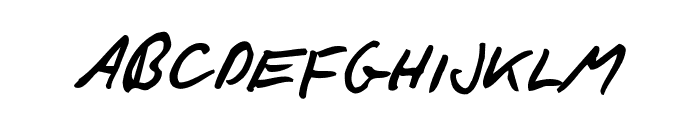 F*ck Beans Italic Font LOWERCASE
