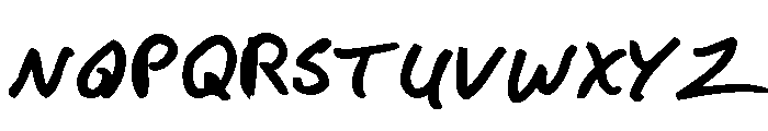 F*ck Beans Pro Bold Font UPPERCASE