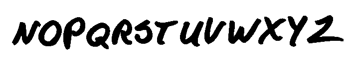 F*ck Beans Pro Bold Font LOWERCASE