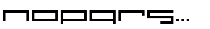 F Pixel Extended Semi Bold Font LOWERCASE