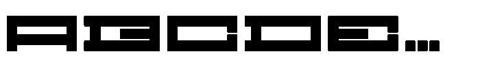 F Pixel Moc Extended Medium Font UPPERCASE